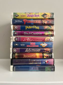 Lot of vintage VHS Disney videos