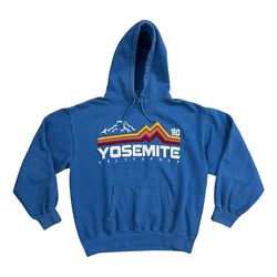 Vintage Yosemite National ‘90 Hoodie Retro Sweatshirt Size Large