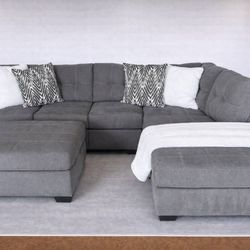 Ashley Gray L Shape Sectional-FREE DELIVERY 🚚 