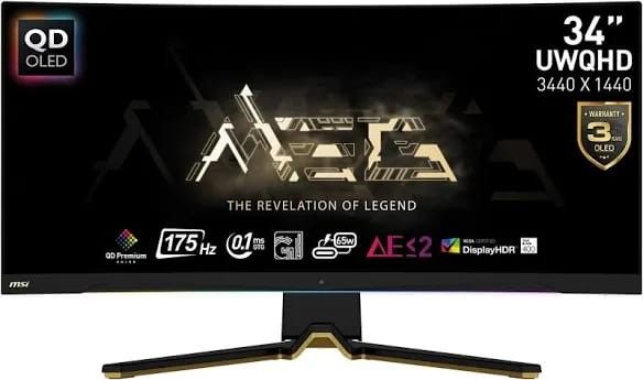 MSI MEG 34" OLED 174Hz CURVE GAMING MONITOR