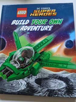 LEGO Books: Like New Superheroes (Hardback) and New!  LEGO Halloween Book Set with Lego Pieces