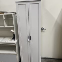 New Assembled Missing 1 Shelf Bathroom Storage Cabinet with Adjustable Shelves, 71.2" Tall Bathroom Kitchen Office Cabinet, Two Door