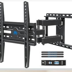 Mounting Dream TV Wall Mount for 32-65 Inch Television,Mount with Swivel and Tilt, Full Motion Bracket with Articulating Dual Arms, Fits 16inch Studs,