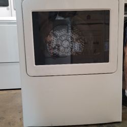 🚨New GE - 7.4 cu. ft. Top Load Gas Dryer with Sensor Dry - White on White