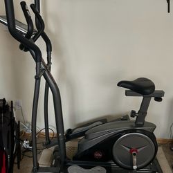 Dual trainer Elliptical Machine 