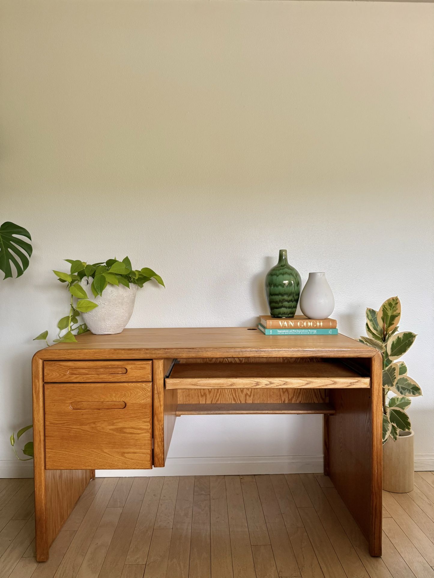 1970 MCM Oak Desk