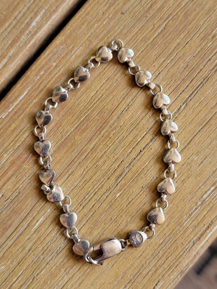 TIFFANY&Co Puff Heart Link Chain Bracelet