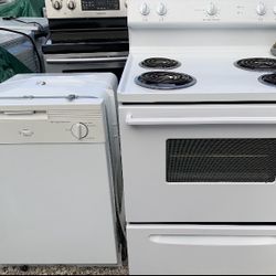 Frigidaire Stove And Dishwasher White Working Perfectly Fine 