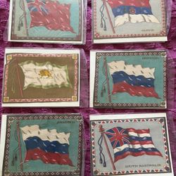 Vintage 1(contact info removed) Cigar Felt silk flags