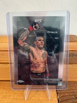 2026 Topps Chrome UFC Manifesting Moments Alex Pereira