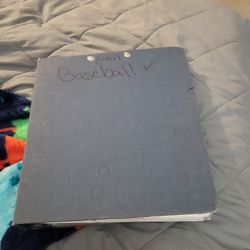 Medium sized finder full of old baseball cards