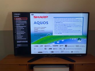 Sharp AQUOS Quattron 60” LED Smart TV - 1080p, 3D, 4 HDMI - Great Condition