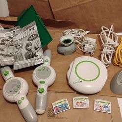 LeapTV Interactive Learning Console 3 Games Everything Incl
