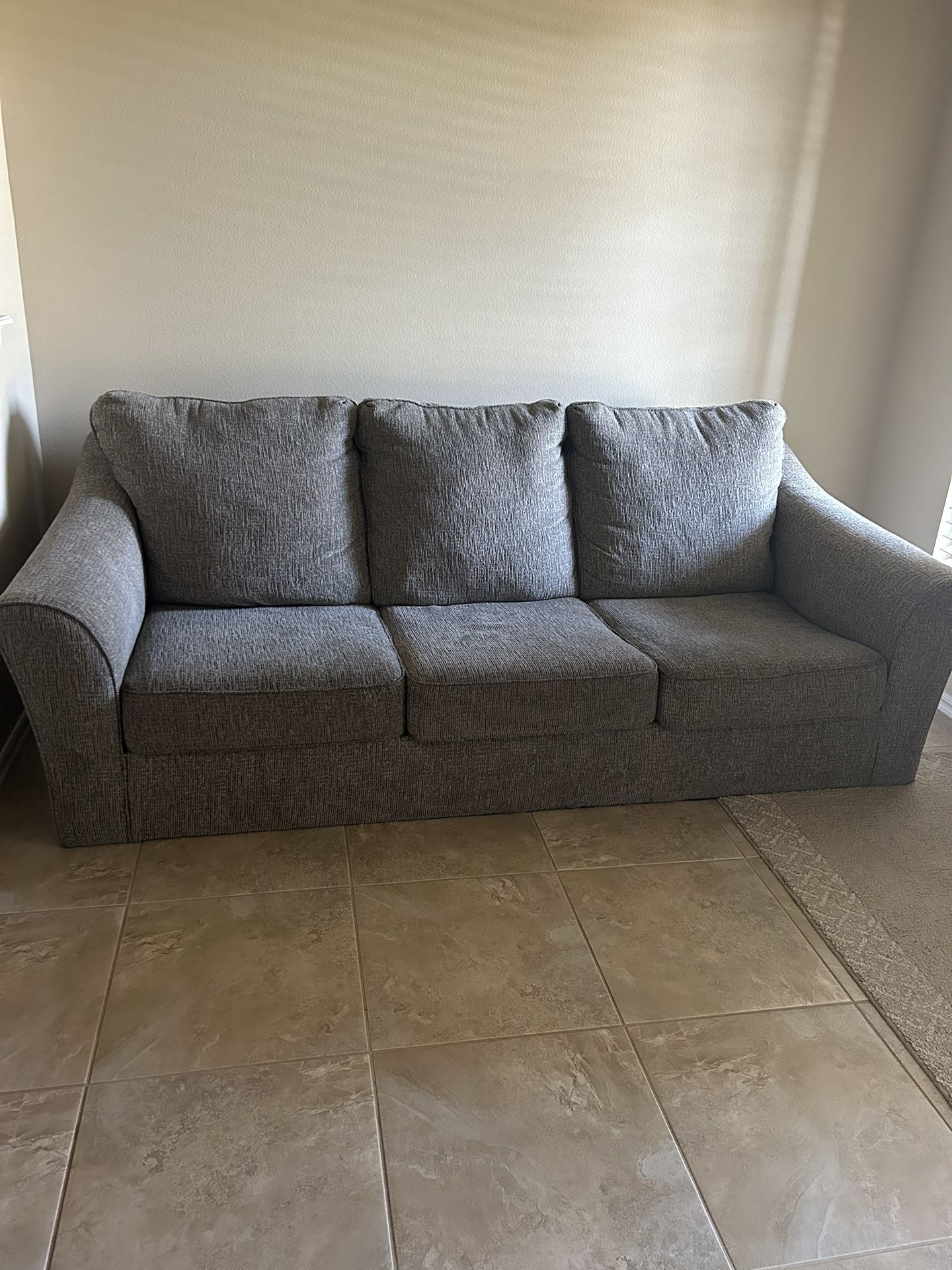 Low Sitting Comfy Grey Couch