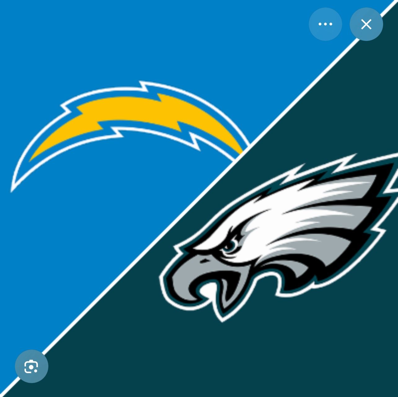 Chargers vs Eagles