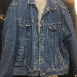 Guys Lee Jean Jacket   Size L