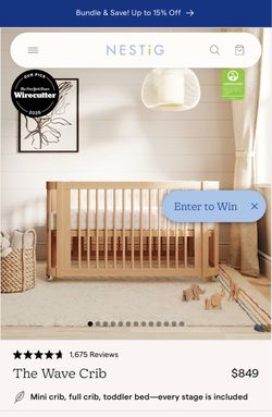 Nestig wave crib