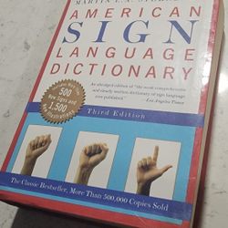 Book American Sign Language Dictionary