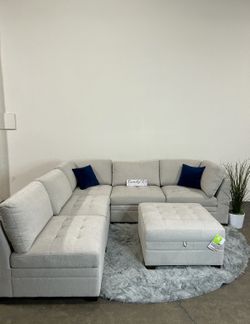 LIKE NEW! 6 Piece Thomasville Modular Sectional Couch (FREE DELIVERY 🚚)