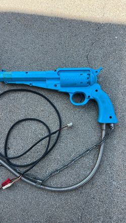 Konami light blue Arcade revolver light gun pistol