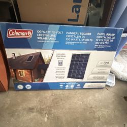 Coleman 100 Watt Crystalline Solar Panel 