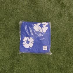 Blue Denim Tear Sweatshirt - Size Medium