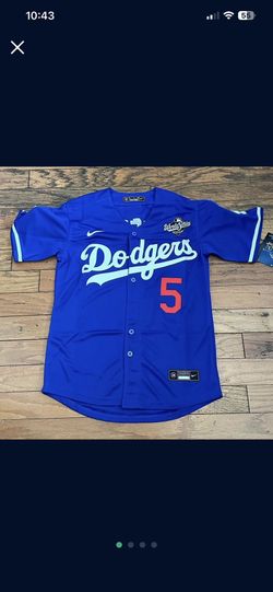 Los Angeles Dodgers Freeman #5 Blue Jersey 2025 World Series