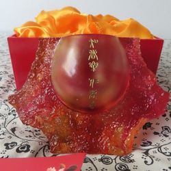 Liuligongfang Liuli Crystal Art Glass Home desk Ornament paperweight