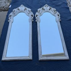 Pair Of  Vintage Mirrors
