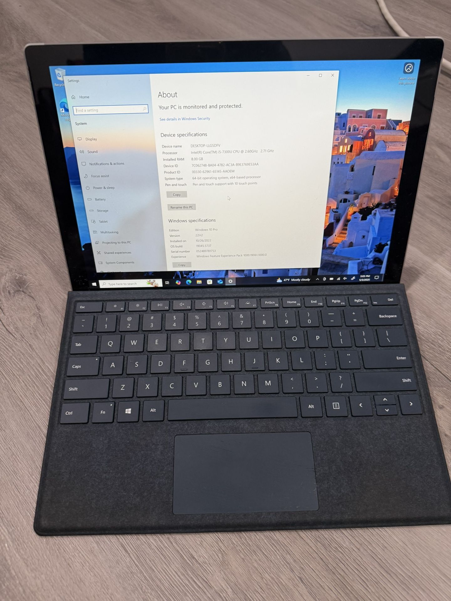 !!!!Surface Pro 5th Gen, I-5 CPU, 8GB, 256GB SSD!!!!
