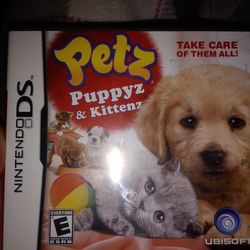 Petz Puppies And Kittens For Nintendo DS 