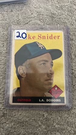 Duke Snider L.A. Dodgers Vintage Baseball Card