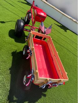 🇺🇸 BIG RHINO TRIKE BIKE with Mini Cargo trunk & WAGON TRAILER