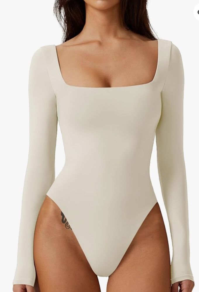 3X$20 Medium Long Sleeve Bodysuits 