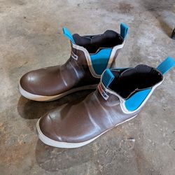 XTRATUF 6" ankle Deck Boots (Women's Size 10 Men 8.5)