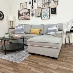 PlayScape Gray Sectional Sofa w/ Storage & Pullout | *Delivery Available*