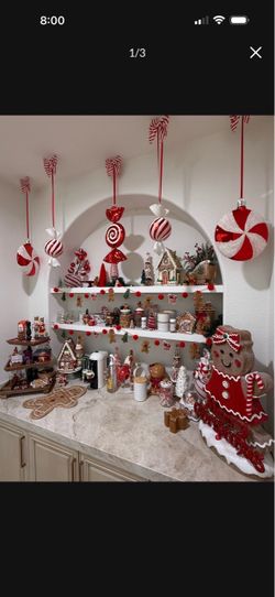 Gingerbread village Christmas decorations