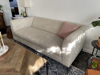 Crate and barrel claire sofa deals