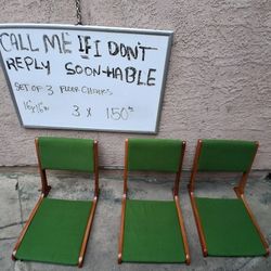 3 Floor Chairs  All For 100
