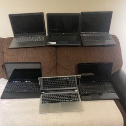 6 Different Laptops 