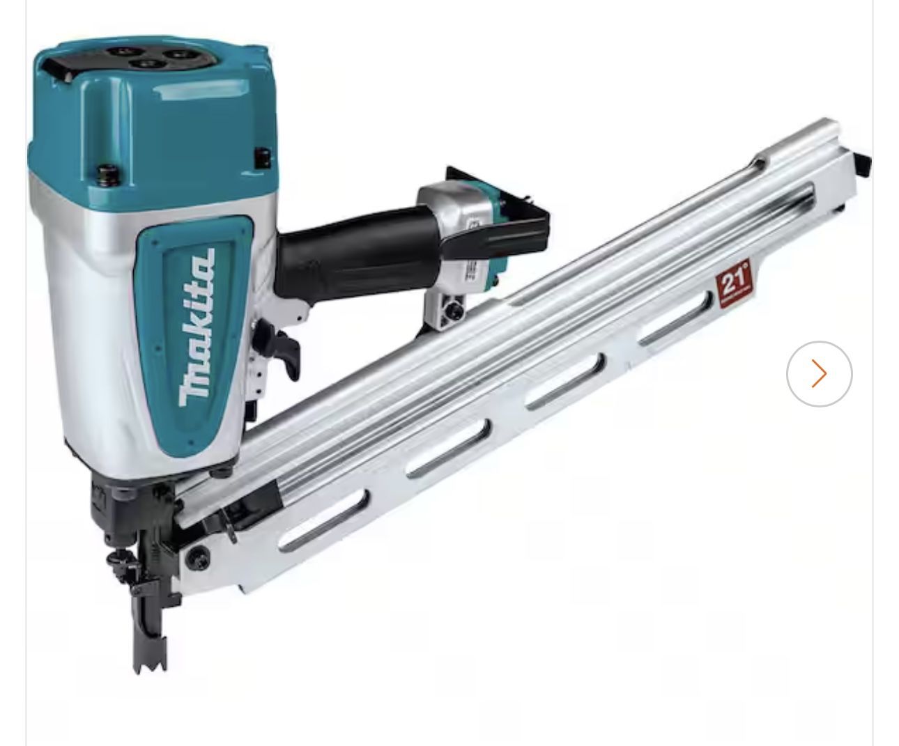 Makita Pneumatic 3-1/2 in. 21° Full Round Head Corded Framing Nailer