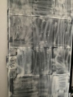 metal screen door
