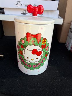 Hello Kitty Cookie Jar/Cup Set