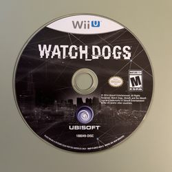 Watch Dogs (Nintendo Wii U, 2014) Disc Only