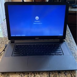 Grey Acer Laptop