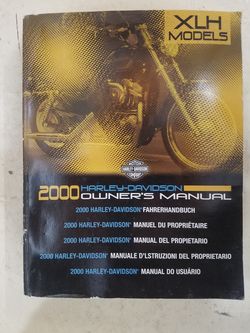 NEW Harley Davidson XLH SHOP MANUAL
