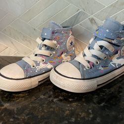 Converse Chuck Taylor All Star Unicorn High Top Shoes Toddler Size 6