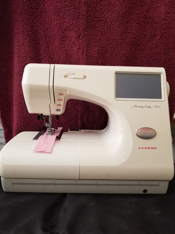 Janome Memory Craft 9000 computer sewing for Sale in Mesa, AZ OfferUp