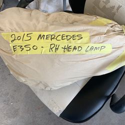 2015 Mercedes E350 Head Lamp
