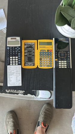 Lot of 3 Calculators – TI-30X, Material Estimator, TI-Nspire CX